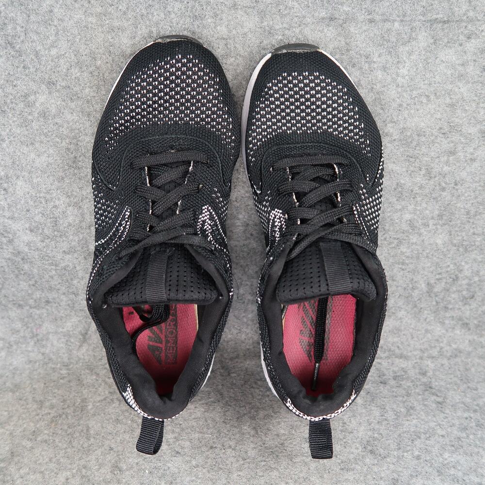 Avia Shoes Womens 7 Athletic Trainer Casual Sneaker Running Active Comfort Black - Picture 7 of 11